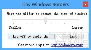 Tiny Windows Borders,win8边框修改工具,win8边框修改工具官方下载,Tiny Windows Borders下载