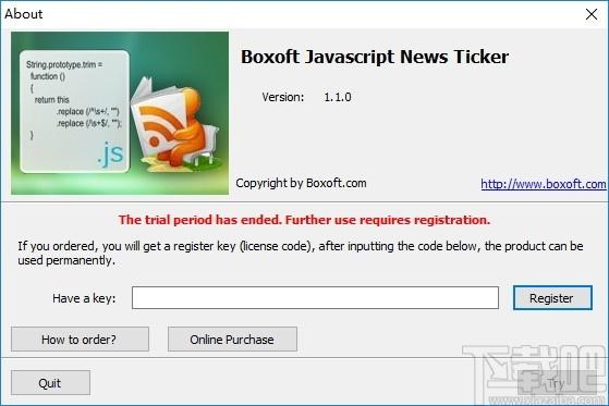 Boxoft JavaScript NewsTicker下载,新闻编辑工具,网页辅助,新闻编辑