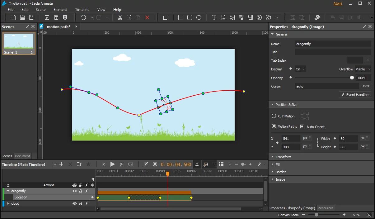 Saola Animate,html5动画制作软件